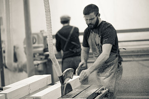 Sam using Table Saw